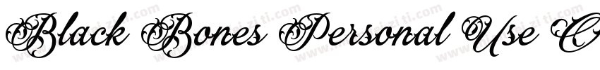 Black Bones Personal Use Only R字体转换